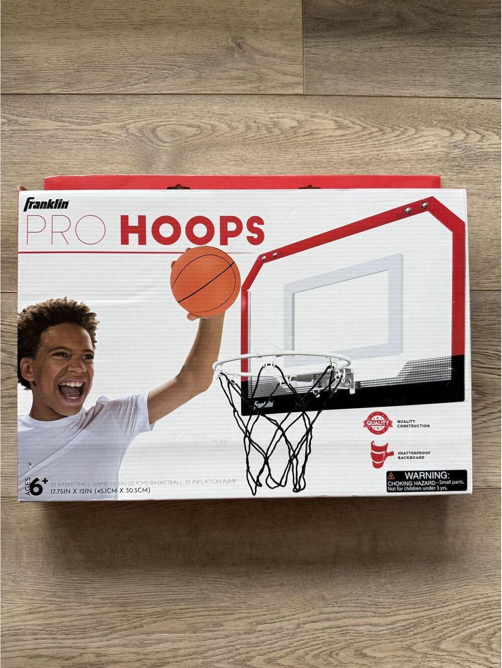 NEW! Franklin Pro Hoops Mini Basketball Hoop Set